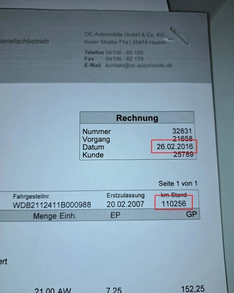 Mercedes-Benz Klasa E cena 28500 przebieg: 197000, rok produkcji 2007 z Chrzanów małe 232